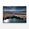 Lake Nestled Among Hills   Print 100% Australian Made 120 x 90cm  (Stretched)