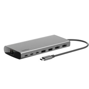 Belkin Connect Universal Usb-c 8-in-1 Core Hub - Space Grey