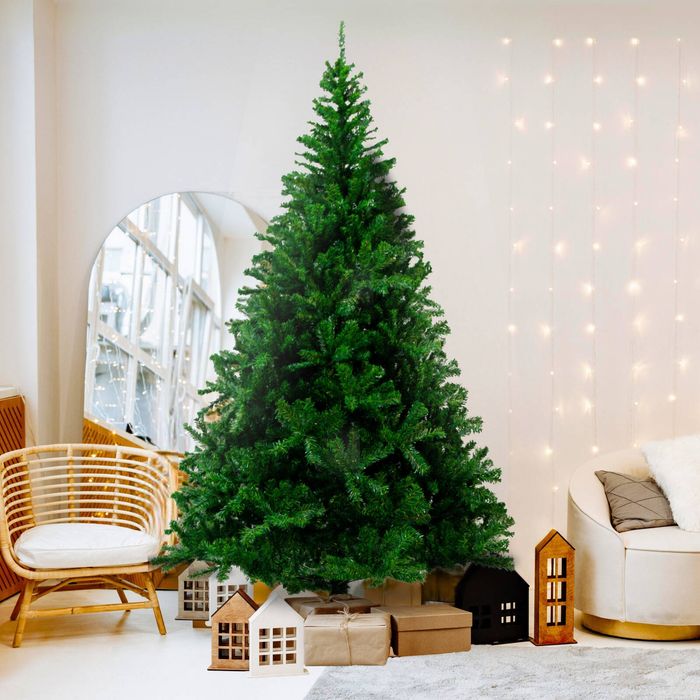Sherwood Faux Pine Christmas Tree Xmas Trees 240cm 8ft 2.4m 1448 Tips Bunnings Australia