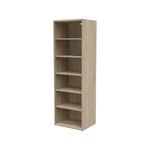 Flexi Storage Wardrobe 400mm Oak 6 Shelf Unit 
