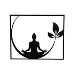 Willow & Silk Buddha Metal Indoor Wall Art