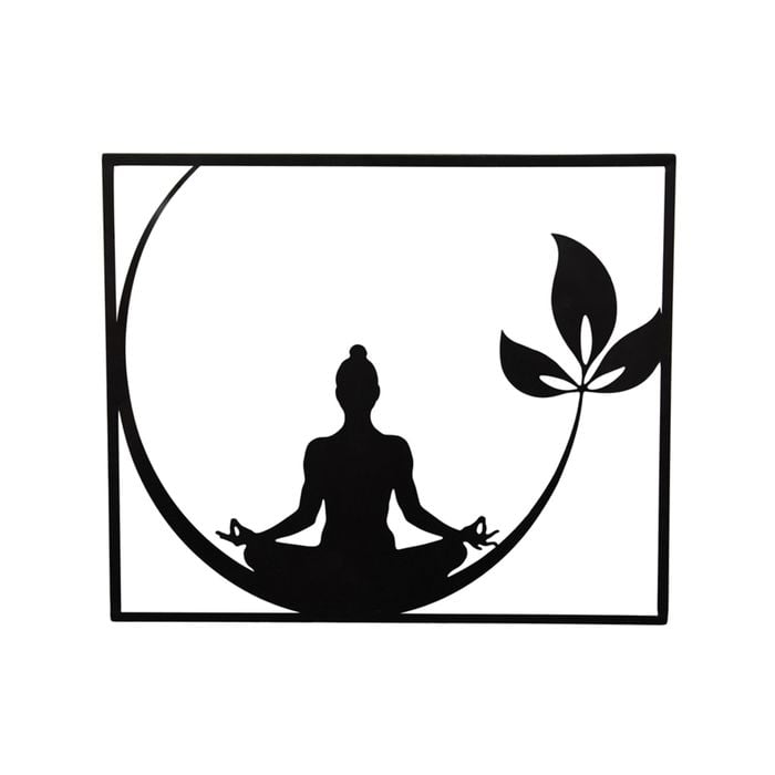 Willow & Silk Buddha Metal Indoor Wall Art