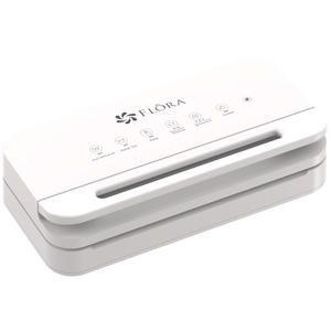Flora Food Vacuum Sealer Machine 80Kpa Commercial Grade Double Seal Bag Cutter