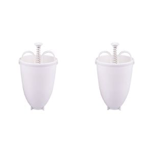 2PK Appetito Plastic Doughnut Maker Home Kitchen Cooking White