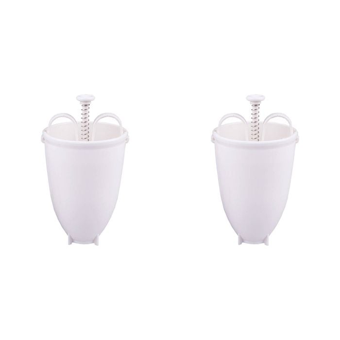 2PK Appetito Plastic Doughnut Maker Home Kitchen Cooking White