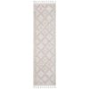 Rare 33 Off White 400x80cm - Large Runner Shaggy Indoor Rug