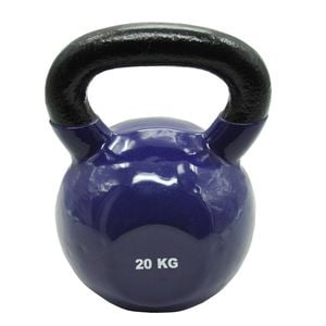 20kg Russian style Cast Iron Vinyl Kettlebell Weight
