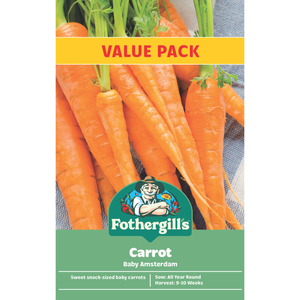 Fothergill's Carrot Baby Amsterdam Seeds - Value Pack