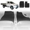 6D Diamond Car Floor Mats for Holden Colorado Ute Single Cab 2012-2016-Outback GT