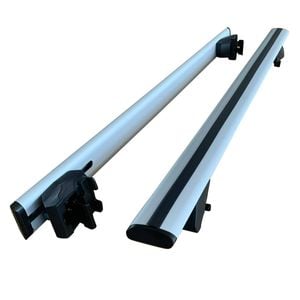 Elora Car Roof Rack Cross Bars Carrier Vehicle Lock Clipon Rail Adjustable 135cm