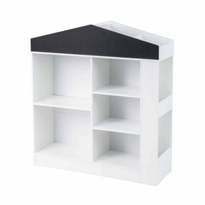 Costway Kid Toy Storage Organizer Cabinet Bookcase Shelf Chalkboard