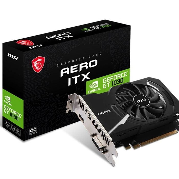 MSI GT 1030 AERO ITX 4GD4 OC Video Card