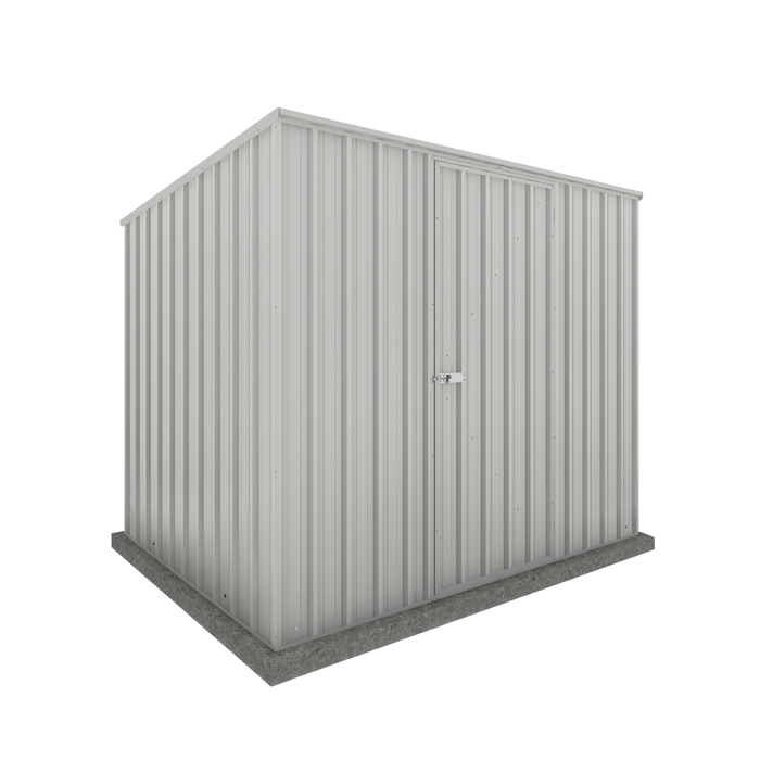 Absco Sheds 2.26 x 1.52 x 1.80m Zincalume Single Door Reverse Skillion Garden Shed