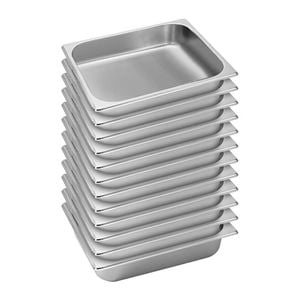 SOGA 12X 1/2 GN Pans Stainless Steel 6.5cm Deep