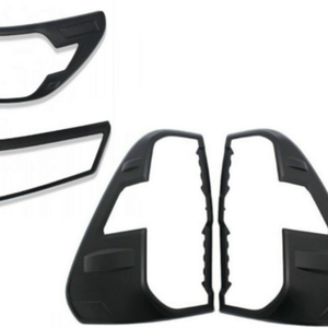 Black Taillight Covers For Toyota Hilux Mk3 Sr5 2020-2022