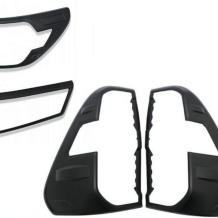 Black Taillight Covers For Toyota Hilux Mk3 Sr5 2020-2022