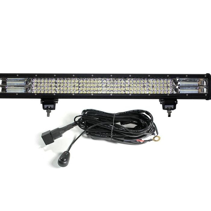 Elinz 26" 4 Rows LED Light Bar Work Driving Flood Spot Combo IP68 4WD Offroad - 26" | Quad Rows | Flood Spot Combo