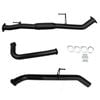 Ignite Exhausts Dpf Back For Nissan D40 Navara 2.5l Automatic 3" With Hotdog Black Aluminised Steel