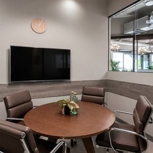Sk Designer Living | Eames Inspired Mid Back Soft Pad Management Desk / Office Chair - Brown