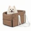 Advwin 2in1 Pet Car Seat Center Console Portable Carrier Dog Cat Car Seat Cover Booster