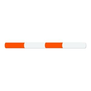 Agboss Equestrian Show Jumping Jump Pole 2.4m Natural And Orange