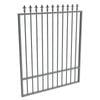 ProtectorAl 800 - 1200 x 1500mm Monument Aluminium Spear Top Pool Gate With Mid Rail