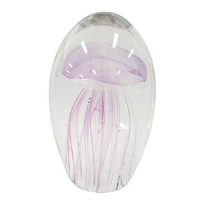 LVD Glass 12cm Jellyfish Centrepiece Decor Medium - Lilac