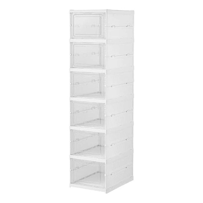 Digitel 6 layers Clear Stackable Shoes Organizer