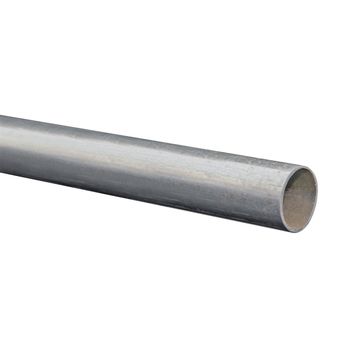 Metal Mate x 3m Galvanised Steel Round Tube