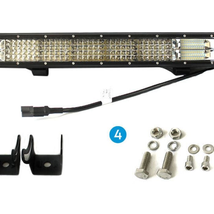 Elinz 23 LED Light Bar 4 Rows Philips Work Driving FLOOD SPOT COMBO IP68 Offroad 4WD Bunnings Australia