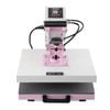 VEVOR Digital Heat Press Machine Pink 2-Layer Insulation Cotton for Home