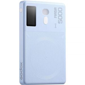 Godox MA5R RGB LED Light and Power Bank for Mobile Phone - Blue