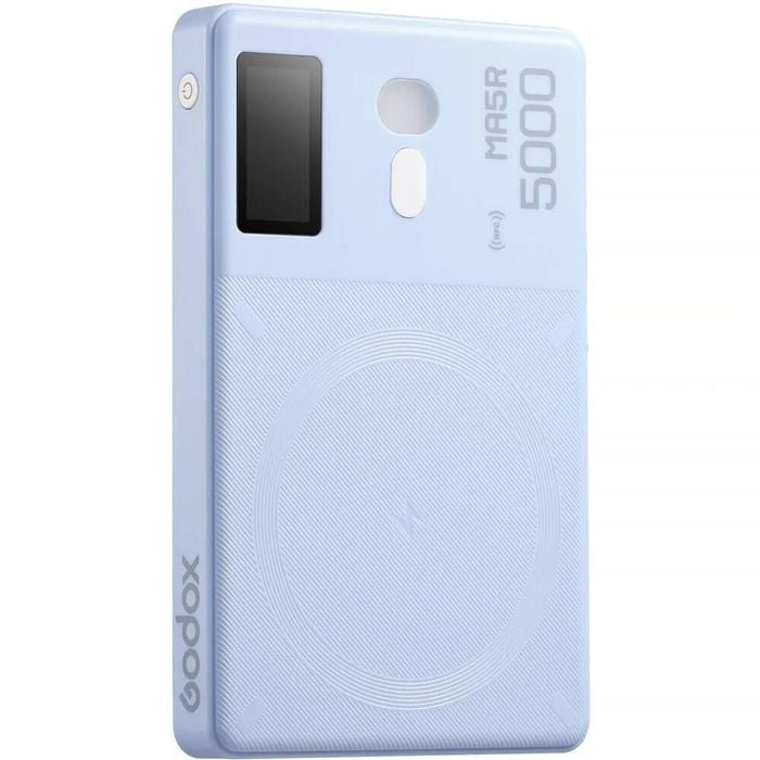 Godox MA5R RGB LED Light and Power Bank for Mobile Phone - Blue
