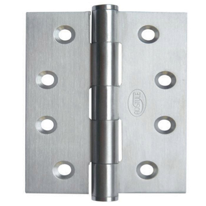 Austyle 100 x 100 x 2.5mm 304 Stainless Steel Fire Rated Fixed Pin Hinge