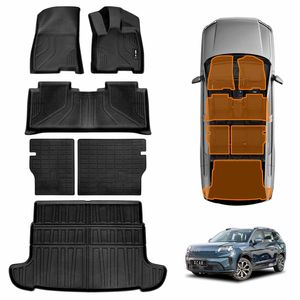 Floor Mats Boot Liner Set for Aion AION V 2025-Onwards  Car Trunk Cargo Kick Back Seat Cover