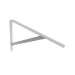 Carinya 400 x 350mm White Straight Stayed Bracket