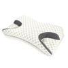 Odorless Contour Memory Foam Pillow Medical-Grade Support White