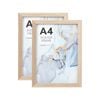 Cooper & Co. Set of 2 A4 Natural Poster Photo Frames