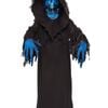 Grim Reaper Boys Blue Skull Phantom Halloween Costume - 6-8