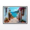 Path, Potted Plants in Spain  Print 100% Australian Made 120x90cm  (Poster)