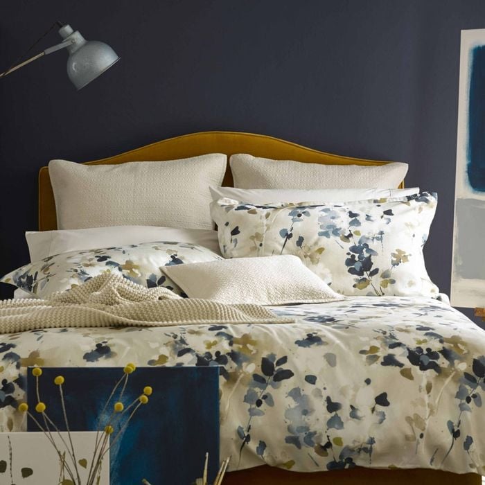 Christy Yves Quilt Cover Set Cotton Sateen Home Bedding Queen Multicoloured