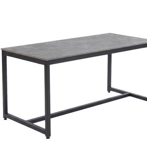 Grey Marble Look Dining Table - 160 cm