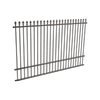 ProtectorAl 2400 x 1500mm Black Aluminium Spear Top Pool Fence Panel With Mid Rail