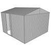 Build-a-Shed 3.0 x 3.0 x 2.3m Gable Single Sliding Side Door Shed - Zinc
