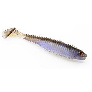 Chasebaits 4-Inch Paddle Baits Soft Plastic Fishing Lures - PEARL MINNOW