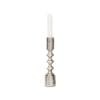 Ssh Collection Ripple 22cm Single Candle Stand - Nickel