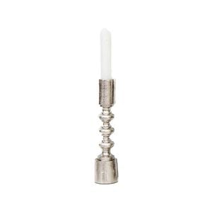 Ssh Collection Ripple 22cm Single Candle Stand - Nickel