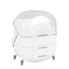 Makeup Storage Case Cosmetic Organiser White
