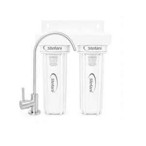 Stefani Twin Stage Undersink Water Filtration System - Lead Free