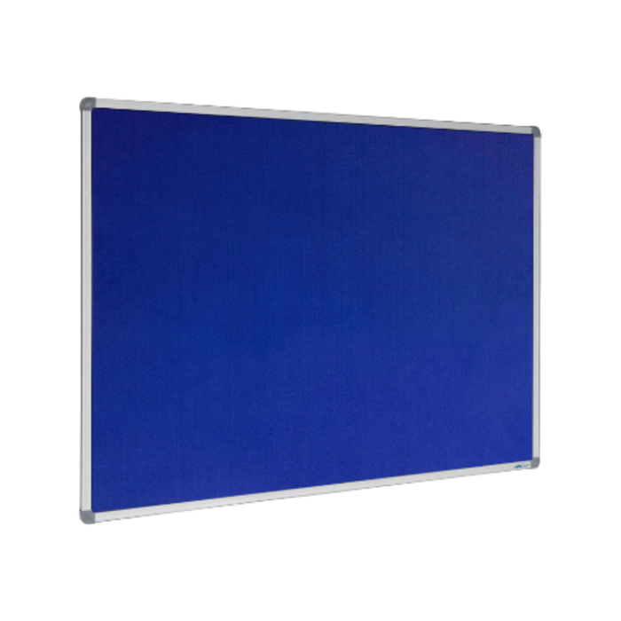 Pinboard Felt 1200x900mm Royal Blue Wool Felt Aluminium Frame